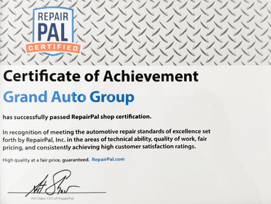 RepairPAL Certified